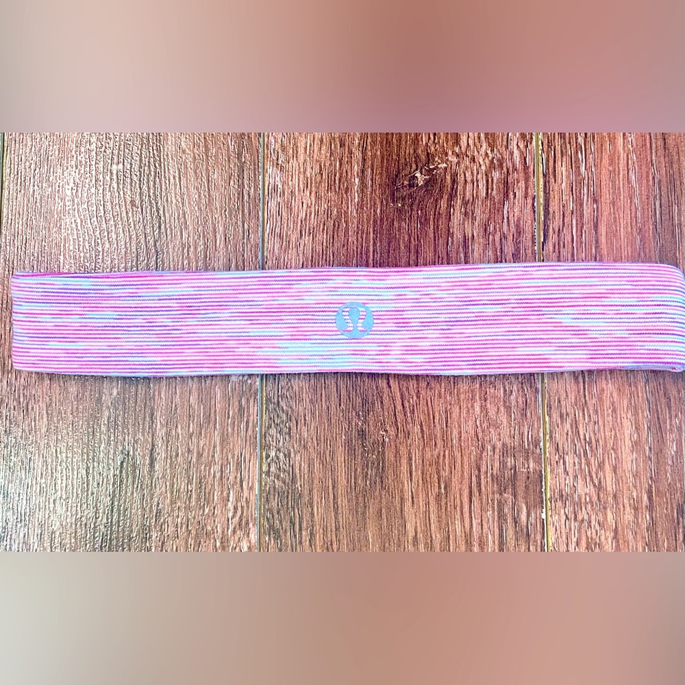 Lululemon Pink and Blue Headband